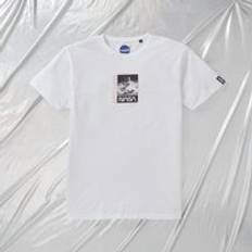 NASA Apollo Moonwalk Unisex T-Shirt White