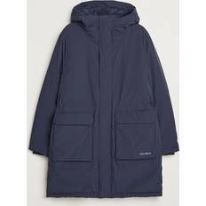 Les Deux Overtøj Les Deux Channing Padded Parka Coat Dark Navy