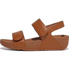 Fitflop 41 Sko Fitflop Lulu Adjustable Leather Back-Strap Sandals - Brown