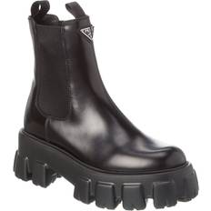 Prada Monolith Leather Bootie