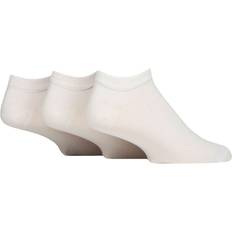 IOMI Mens Pair Footnurse Gentle Grip Diabetic Cotton Trainer Socks White 12-14