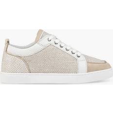 Christian Louboutin Men Shoes Christian Louboutin Mens Tural Rantulow Woven Low-top Trainers Eur Men NATURAL