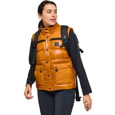 Mujer - Oro Chalecos Haglöfs Funäs Down Vest Women Golden Brown