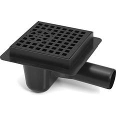 Boden- & Wandhauben Kanalisation Bodenboden Kunststoff Schwarz 50mm