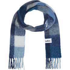 Acne Studios Accessories Acne Studios Scarf in Indigo Grey & Light Blue Blue. all. (all)