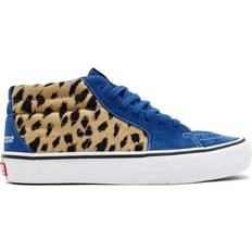 Vans Sk8-Mid Supreme Velvet Leopard Royal