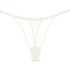Women - Yellow Knickers Triumph Signature Sheer String Thong - Blanc