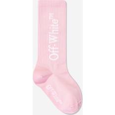 White Socks Off-White Kids Bookish logo-jacquard socks kids Polyamide/Cotton/Elastane Pink