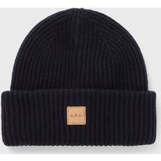 Cachemira - Hombre Gorros A.P.C. MICHELLE BEANIE men Blue tamaío T2