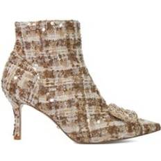 Dune London White Boots Dune London 'Opulance' Ankle Boots Beige