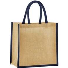 Jute Totes & Shopping Bags Westford Mill Mini Starched Jute 6L Shopper Bag