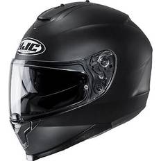 HJC C70N Plain Motorcycle Helmet (58-59cm) Matt Black, Black