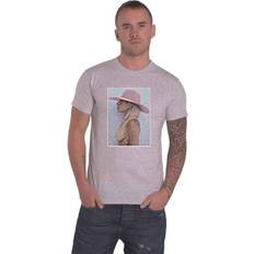 Lady Gaga Hat T Shirt Grey