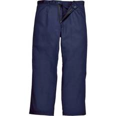 4XL Work Pants Portwest Bizweld Trousers - Navy
