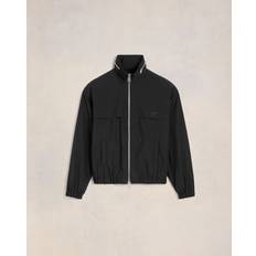 Ami Paris Overtøj Ami Paris Sort Logo Print Windbreaker Jakke - Sort