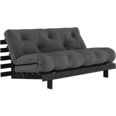 Karup Design Roots 160 Black Wood Dark Grey/Black Lacquered Sofa 160cm 2 personers