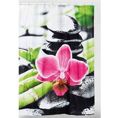 Duschdraperi Orchidée 180 x 200 cm