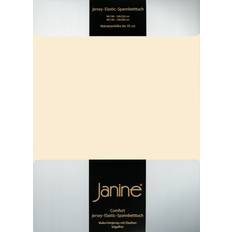 Leinen Bettlaken Janine Spannbetttuch Elastic-Jersey 5002 180 x 200 - 200 x 220 cm Bettlaken