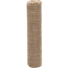 vidaXL (0.5 x 25 m) Jute Roll Burlap Ribbon Natural Hessian Ribbon Roll 100% Jute 200 gsm