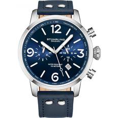Stührling Watches Stührling 3956 45mm Aviator Blue One Size