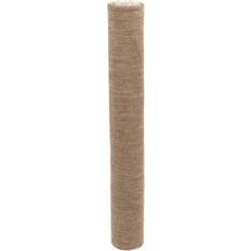 vidaXL (1 x 25 m) Jute Roll Burlap Ribbon Natural Hessian Ribbon Roll 100% Jute 200 gsm