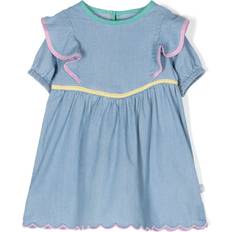 Children's Clothing Stella McCartney Kids chambray cotton dress Cotton mth Blue