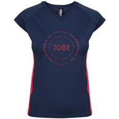 Swim & Water Sports JoBe Women’s Rash Guard Short Sleeve V-Neck Midnight Blue