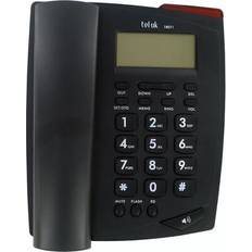 TEL UK venice corded phone, black