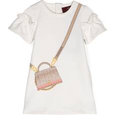 Children's Clothing Aigner Aigner Kids ruffled T-shirt kids Cotton/Elastane mth White