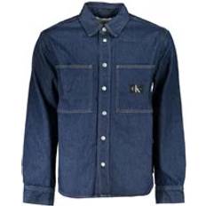 Calvin Klein Jakker Calvin Klein Classic Blue Cotton Denim Jacket