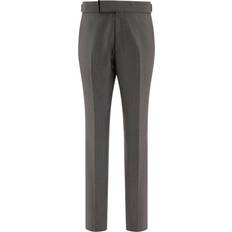 Pantalones & Shorts Tom Ford Ford-Wool And Mohair Trousers Grey-Uomo