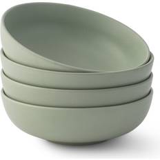 Stackable Soup Bowls Joyjolt Mesa Matte Desert Sage Green Soup Bowl 4 0.23gal