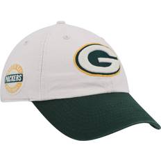 Caps '47 Men's Cream/Green Green Bay Packers Sidestep Clean Up Adjustable Hat