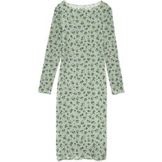 Vero Moda Julia Midi Dress - Green/Bok Choy