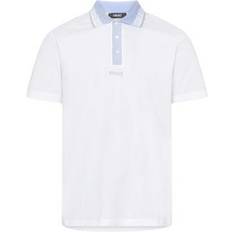 Versace Uomo Camicie Versace Men's Embroidered Polo Shirt - White