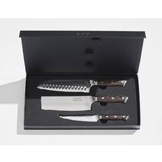 Laguiole By Hâws Dbhsvuw Santoku Knife 31,7 Cm + Vegetable 30 Cm + Utility Knife 24 cm Wengé Knivset