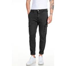Replay Bukser Replay Jaan Hyperflex X-Lite Cargo Pants Black