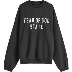 Pullover Fear of God Essentials HEAVY FLEECE CREWNECK men Sweatshirts black in Größe:XXL