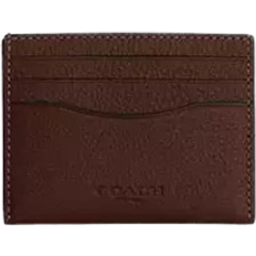 Coach Slim Id Card Case - Pebbled Leather/Maple