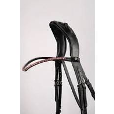 Pony Bridles Montar Horse Browband With Crystal - Noir
