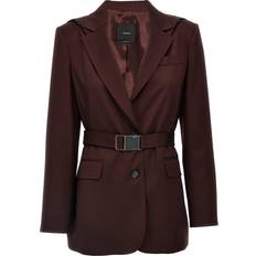 Clothing Pinko Blazer Woman color Burgundy