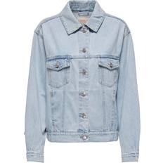 Blå - Dame - Overshirts Jakker Only Onlpenny Denimjakke