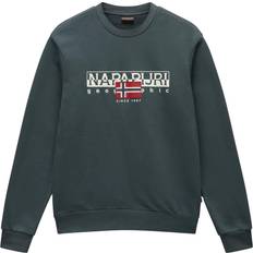 Napapijri Sweatere Napapijri B-Aylmer C Sweatshirt med Logo Print - Green