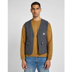 Lee Herre Overtøj Lee Unisex Grå utility-vest kanvas