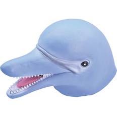 Tiere Voll abdeckende Masken Bristol Novelty Unisex-Erwachsene Delphin-Maske Blau