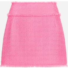 Pink - Short Skirts Dolce & Gabbana Minirock aus Raschel-Tweed