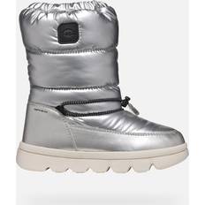 Silver Boots Children's Shoes Geox Willaboom Abx Girl Silver, (31)