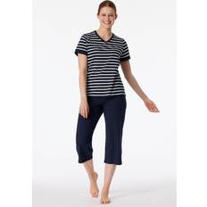 Schiesser Natkjoler Schiesser Pyjama Long - Navy