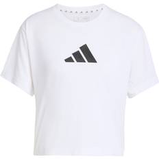 Dam - Fitness & Gymträning - Vita T-shirts Adidas Train Essentials Big Logo Performance Training T-Shirt, t-shirt, dam