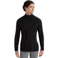 Icebreaker Merino Oasis Half Zip Thermo-T-Shirt Black